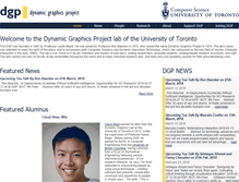 Tablet Screenshot of dgp.toronto.edu