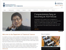 Tablet Screenshot of fisher.utstat.toronto.edu