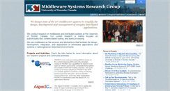 Desktop Screenshot of msrg.toronto.edu